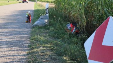 Unfall Motorrad Limbach - Ebersbach