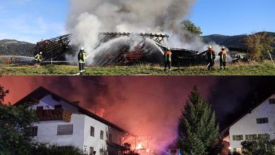 Brände im Allgäu
