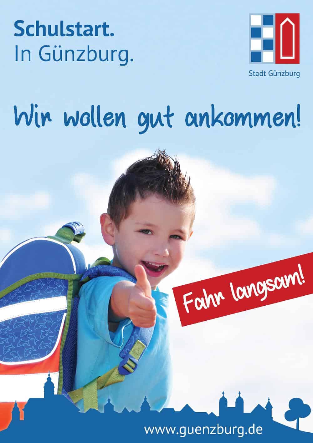 Fahr langsam Günzburg Plakataktion