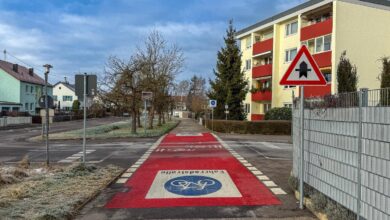Günzburger Fahrradstraße: Wenn Fußgänger „Vorrang“ verwechseln, wird’s gefährlich