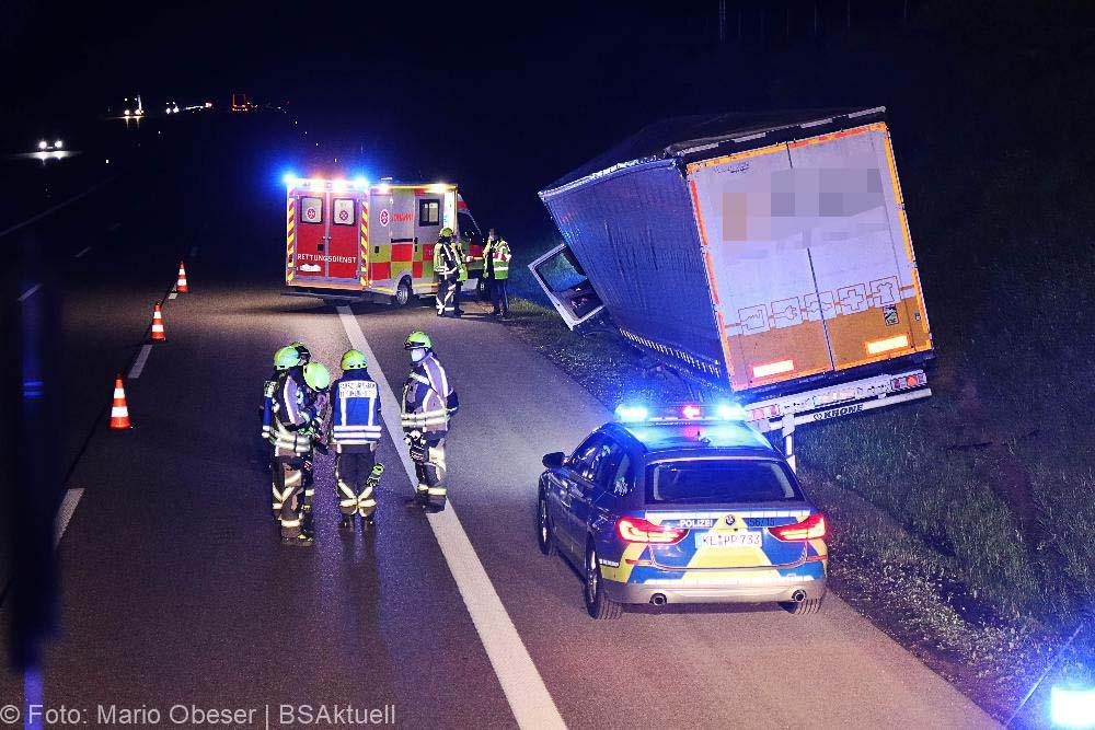 Unfall Lkw A8 Bubesheim 07052022