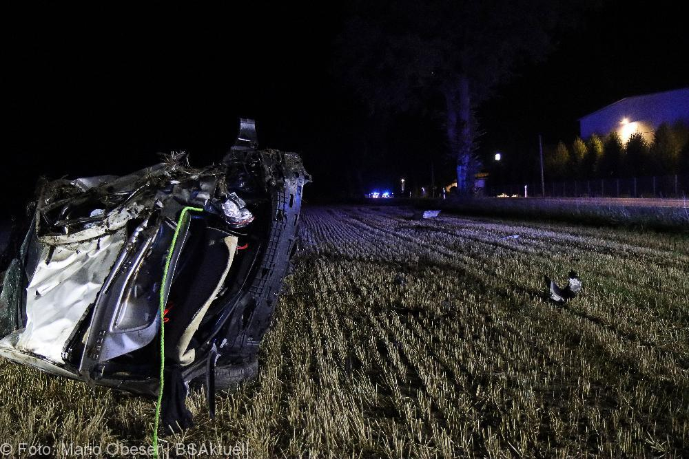 Unfall Günzburg Überschlag 20082022