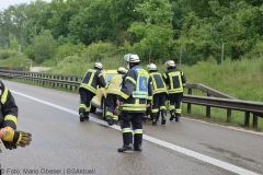 Unfall A8 Leipheim Elchingen 23052022 2