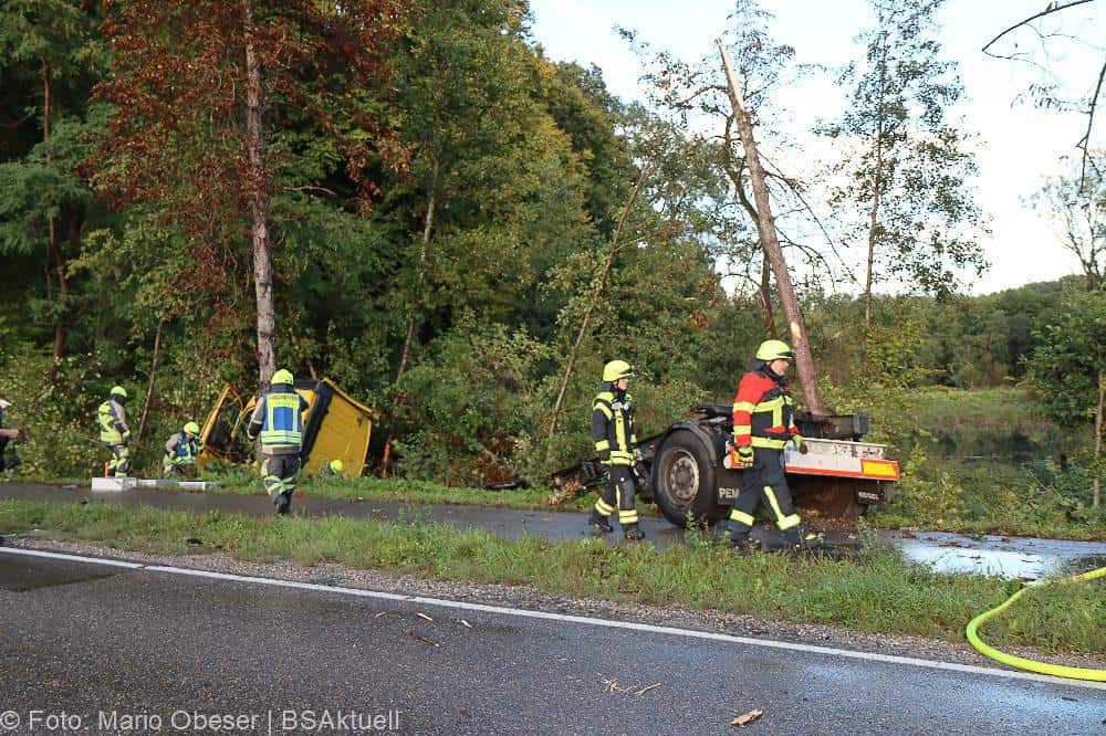 Unfall B16 Kleinkötz Munasenke 14092022