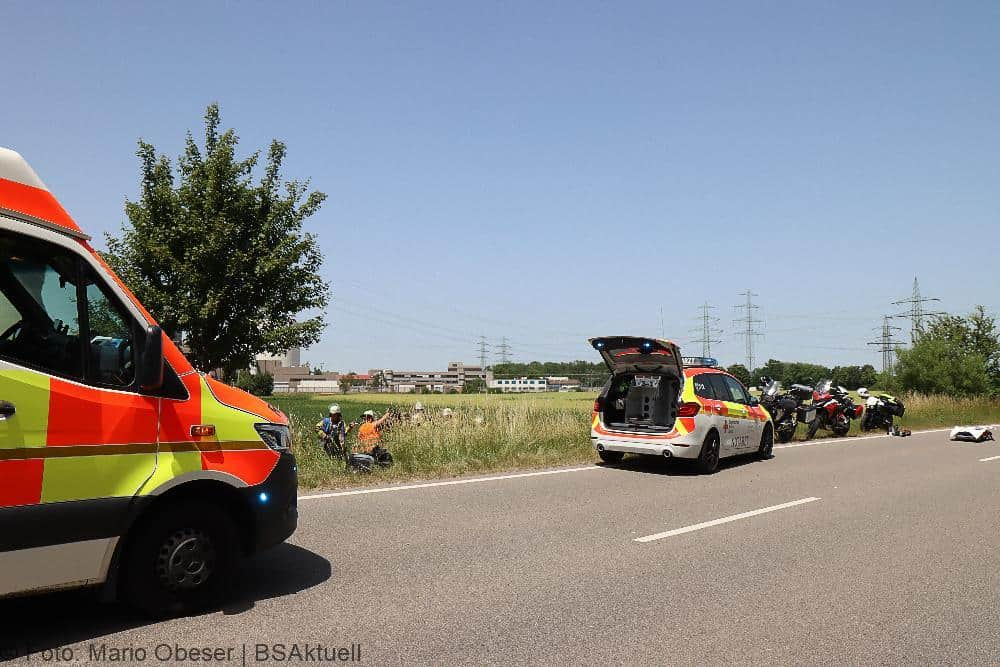 Gundremmingen ST2025 Unfall Motorrad Pkw