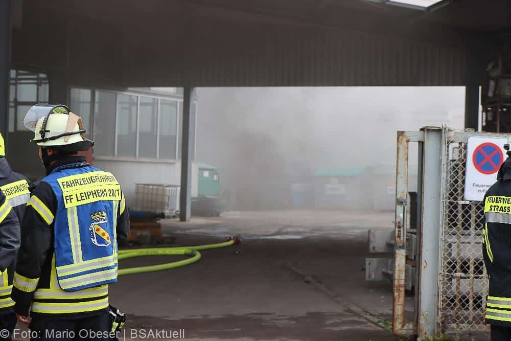 Brand Lager Chemiekalien Strass 31082022
