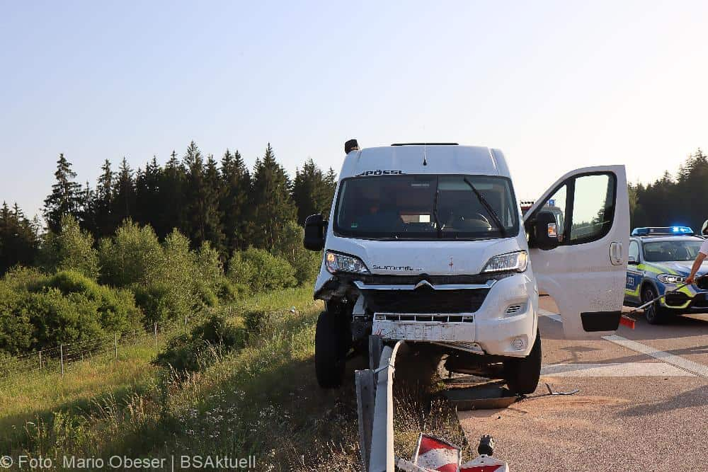 Unfal A8 Camper Unfall Zusmarshausen 19062022