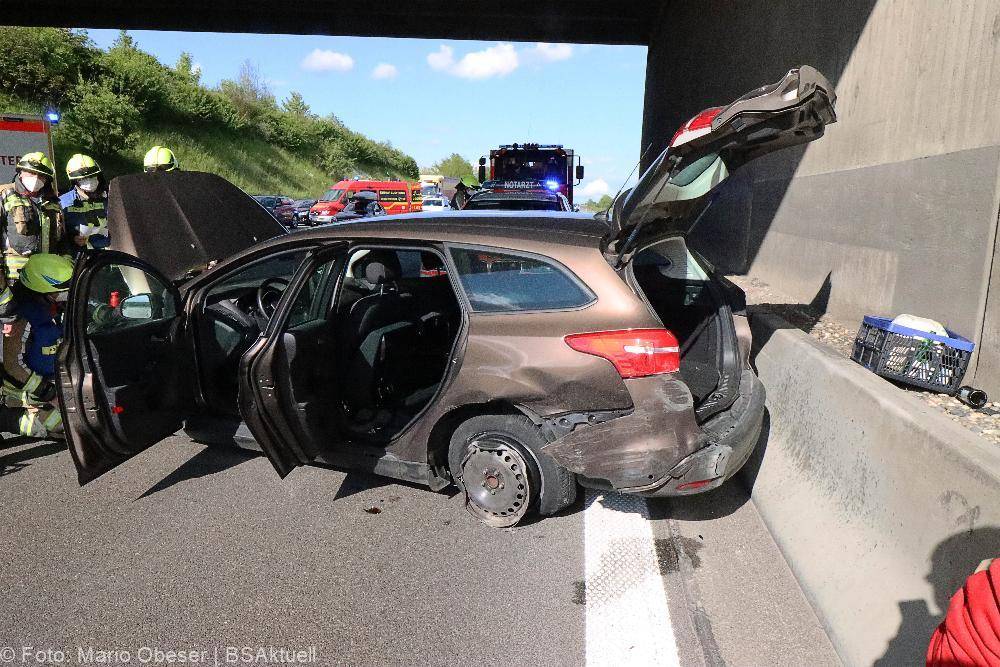 Unfall A8 Günzburg Richtung Stuttgart