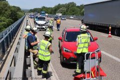 Unfall A8 bei Leipheim 17062022 10