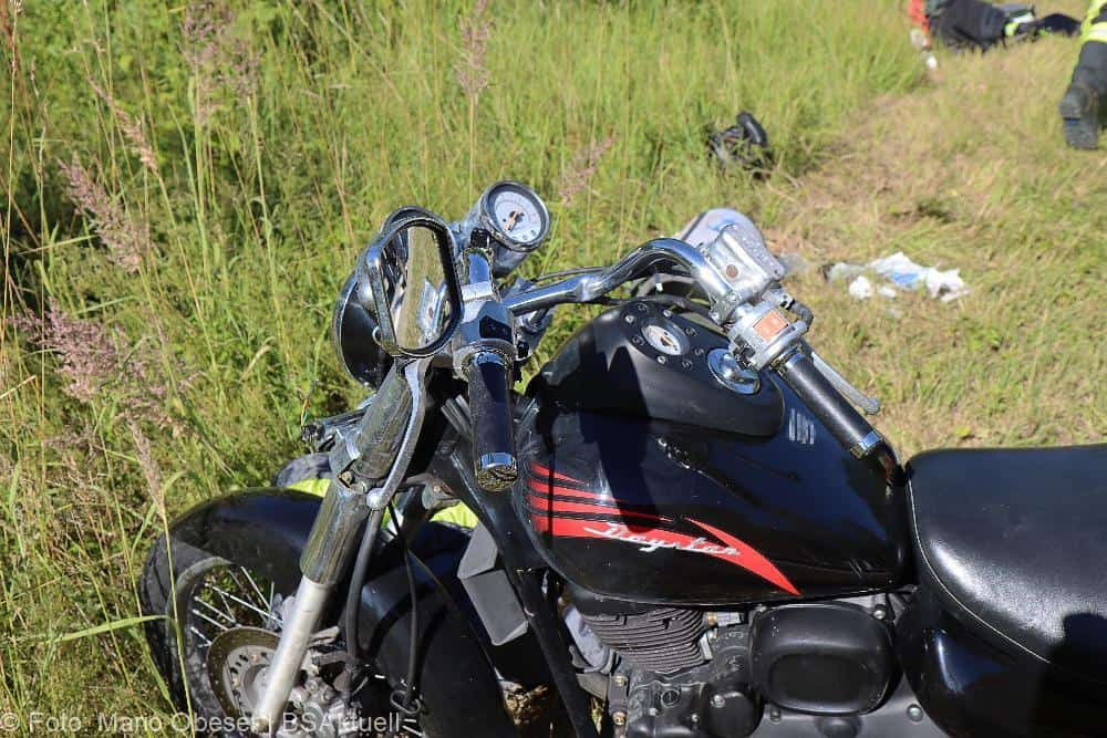 Motorradunfall Riedheim Weissingen 03072022