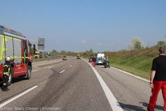 Unfall A8 Motorrad Transporter 09052022 5