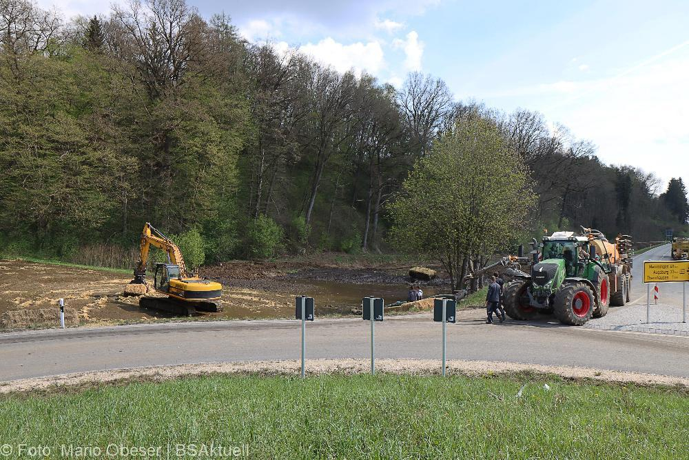 Gülle Biogasanlage Münsterhausen ausgetreten 15042022