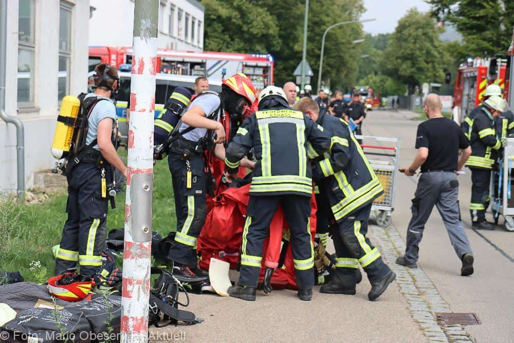 Brand Lager Chemiekalien Strass 31082022