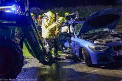 Unfall Wattenweiler Pkw Traktor 220624 19