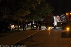 Neu-Ulm Baum Blitzschlag gegen Gebaaude 21072022 6