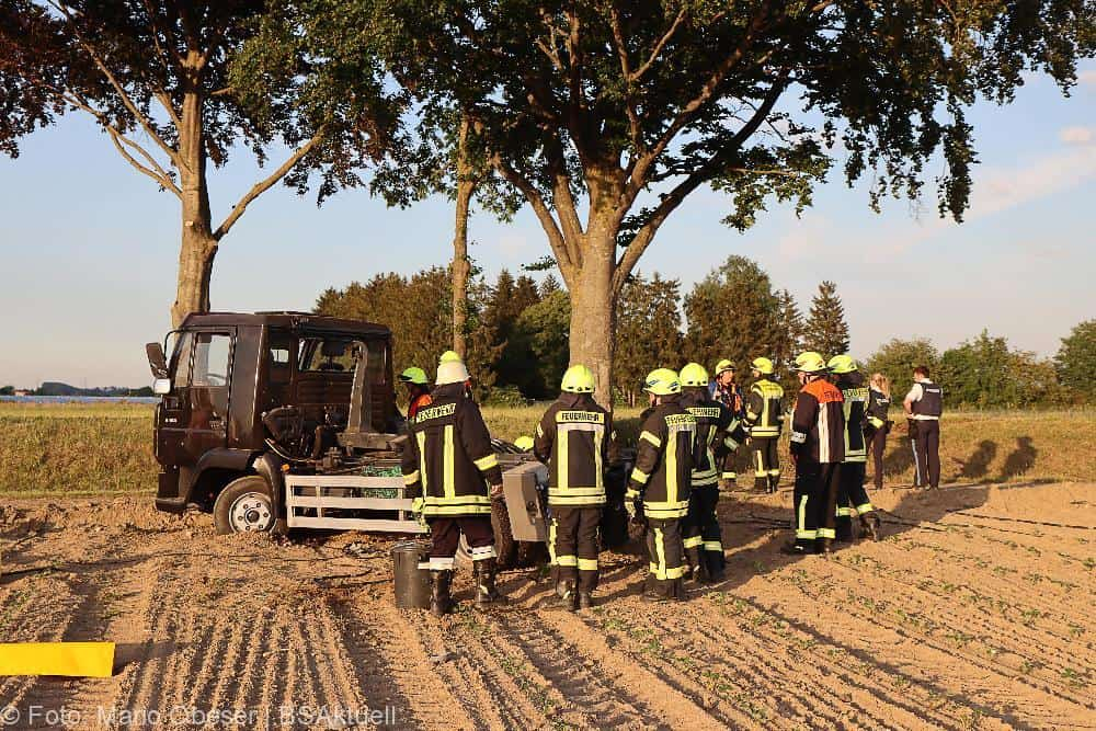 Unfall Kleinlaster Großkötz Bubesheim 15062022
