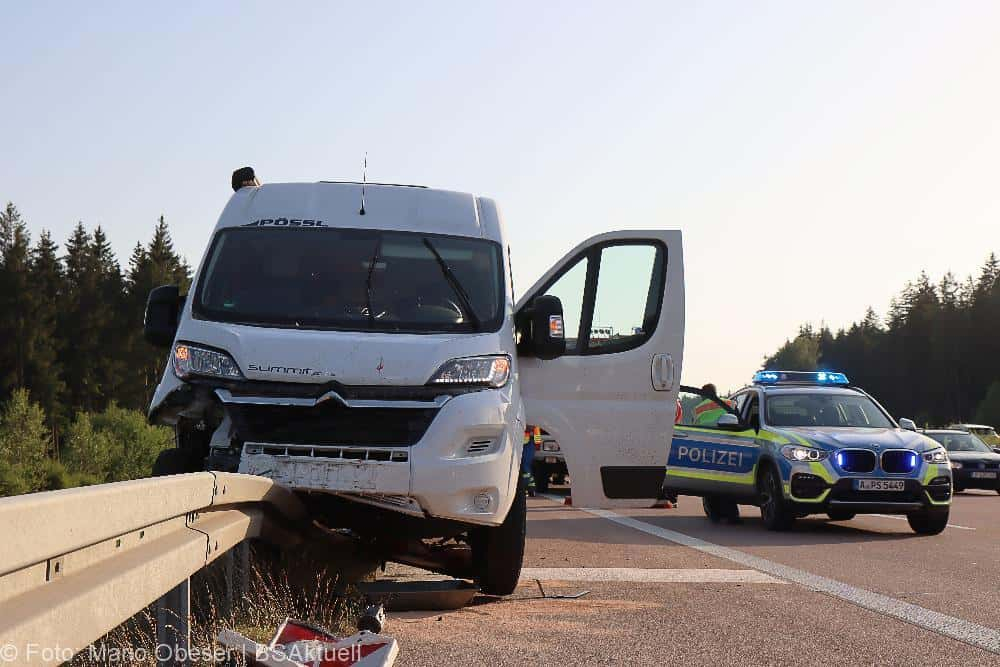 Unfal A8 Camper Unfall Zusmarshausen 19062022