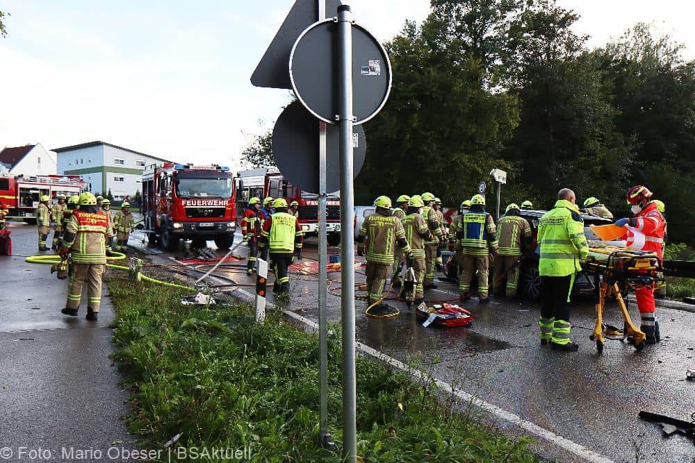 Unfall B16 Kleinkötz Munasenke 14092022