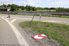 Unfall A8 AS Leipheim Ausfahrt 09072022 9