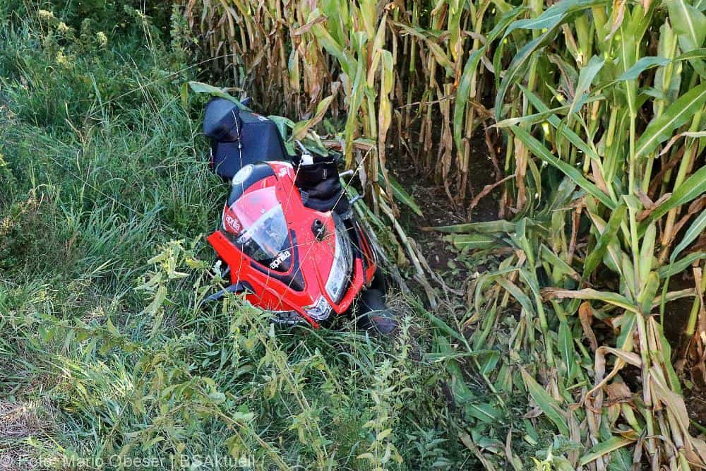 Unfall Motorrad Limbach - Ebersbach