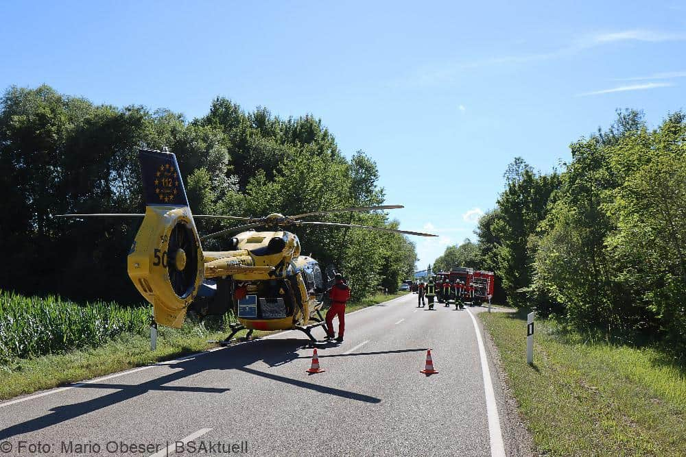 Motorradunfall Riedheim Weissingen 03072022