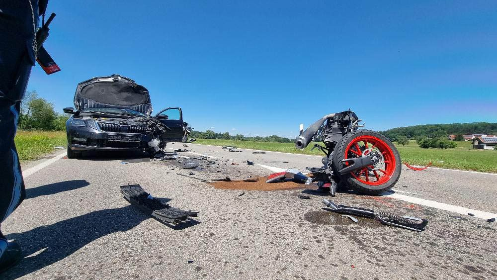 Ottobeuren Motorradunfall 12062022