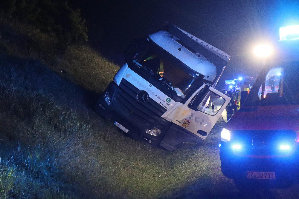 Unfall Lkw A8 Bubesheim 07052022