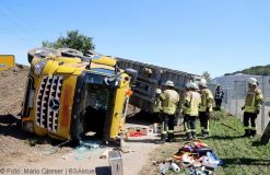 Muldenkipper kippt Gundremmingen 04082022 6