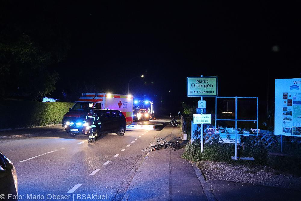 Unfall Radfahrer Offingen 06062022