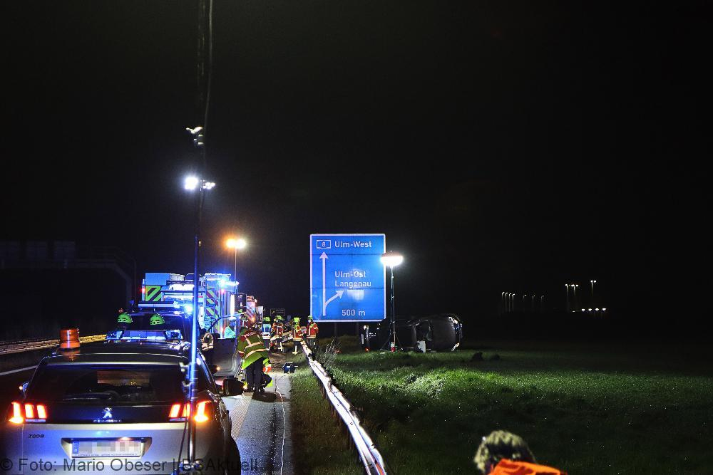 Unfall A8 Seligweiler tödlich 15042022