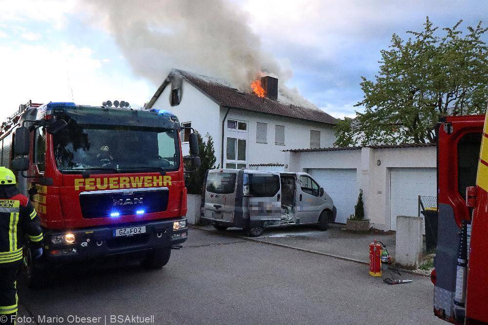 Brand Dachgeschosswohnung Offingen