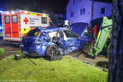 Unfall Wattenweiler Pkw Traktor 220624 12