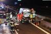 Unfall A8 Transporter Lkw Leipheim 01092021 14