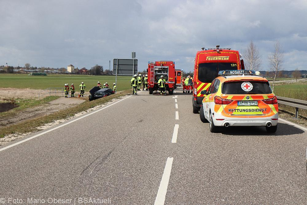 Unfall Scheppach Burgau Kreisverkehre
