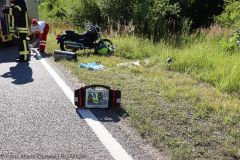 Motorradunfall Riedheim Weissingen 03072022 9