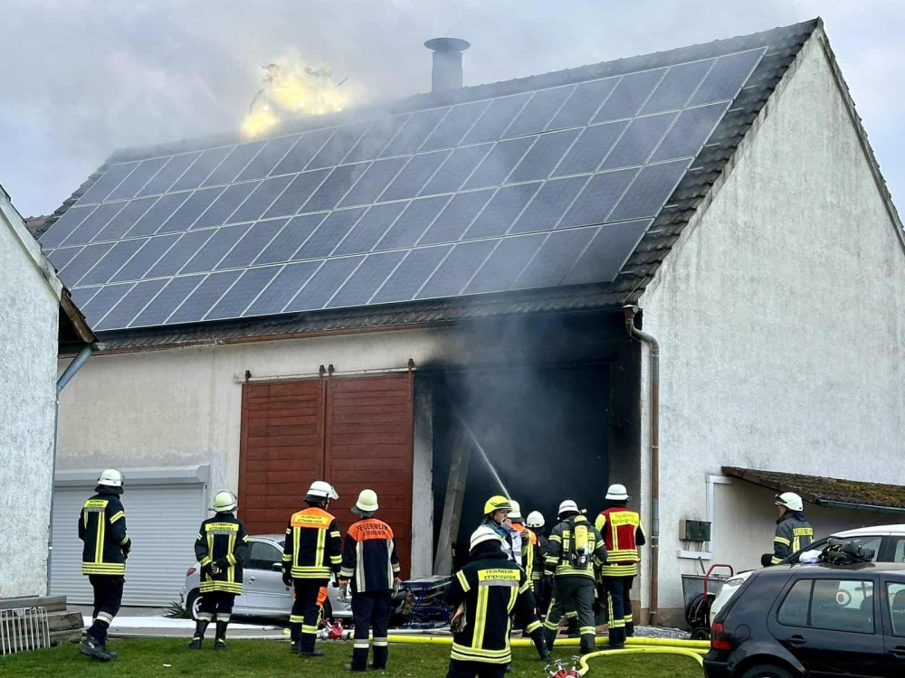 Brand in Gebäuse in Wettenhausen am 07.03.2024