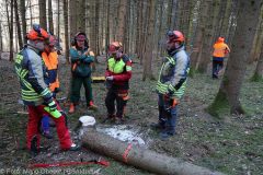 Kettensägen-Lehrgang Feuerwehr Günzburg am 19.02.2022 32