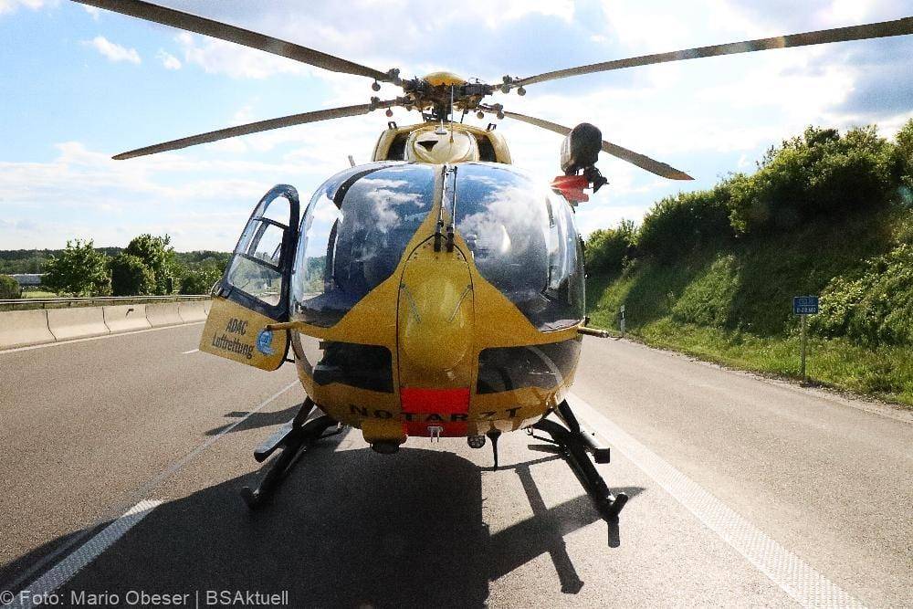 Unfall A8 Günzburg Richtung Stuttgart