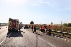 Unfall A8 Leipheim - KReuz Elchingen 17072022 21