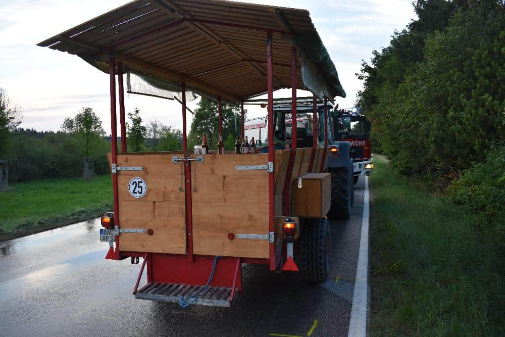 Junggesellenabschied Unfall Heuwang
