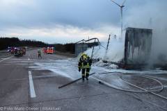 A8 Brand Lkw Zusmarshausen - Burgau 14022022 11