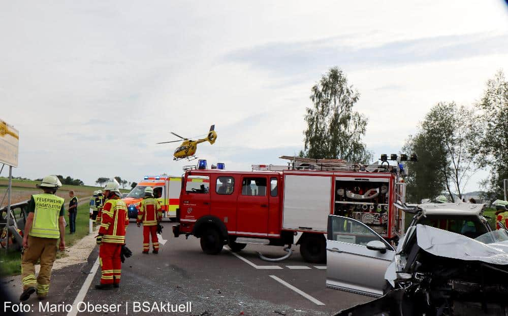 Unfall Ziemetshausen B300 06092022