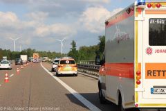 Unfall A8 Lkw Pkws Jettingen-Scheppach 13052022 4