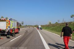Unfall A8 Motorrad Transporter 09052022 4