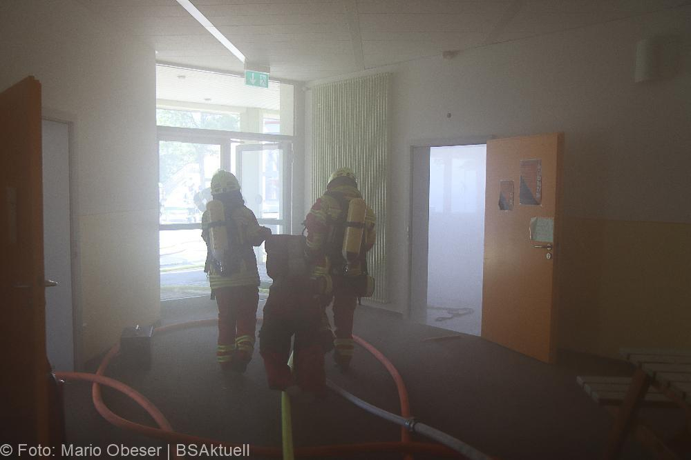 Thannhausen Alarmübung Schule