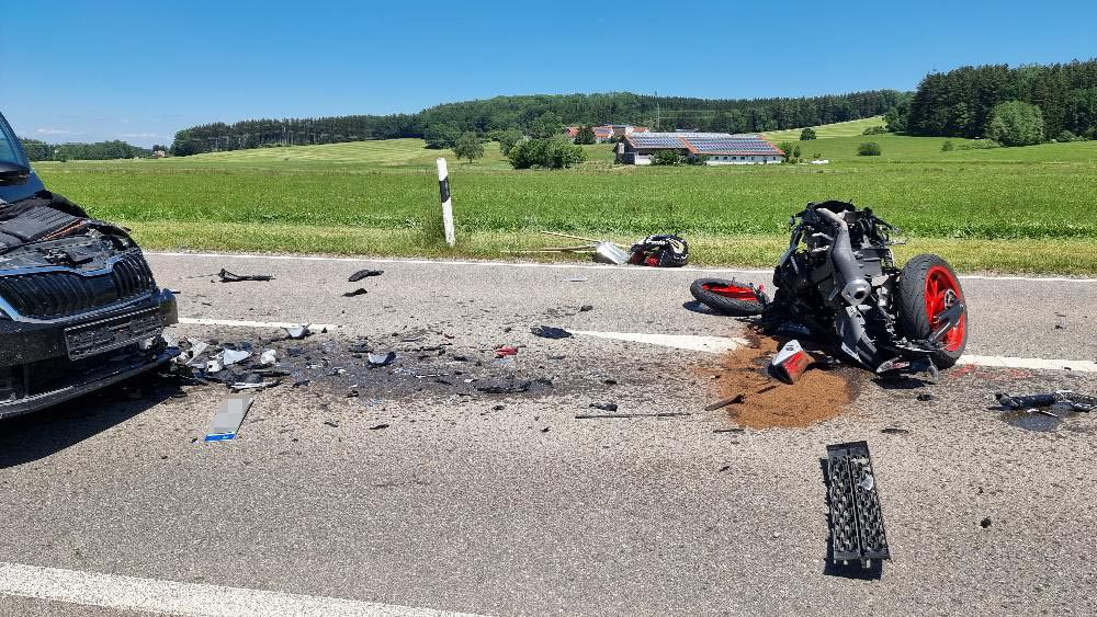Ottobeuren Motorradunfall 12062022