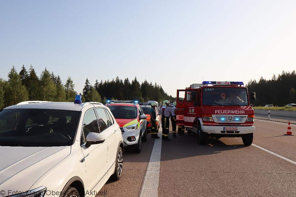 Unfal A8 Camper Unfall Zusmarshausen 19062022