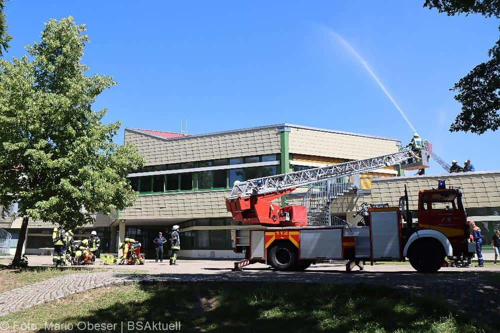 Thannhausen Alarmübung Schule