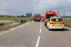Unfall Scheppach Burgau Kreisverkehre 09042022 18