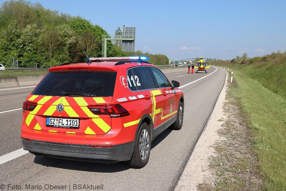 Unfall A8 Motorrad Transporter 09052022
